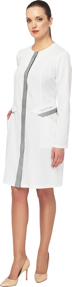 Халат КАРДИОЛОГИЯ (белый)