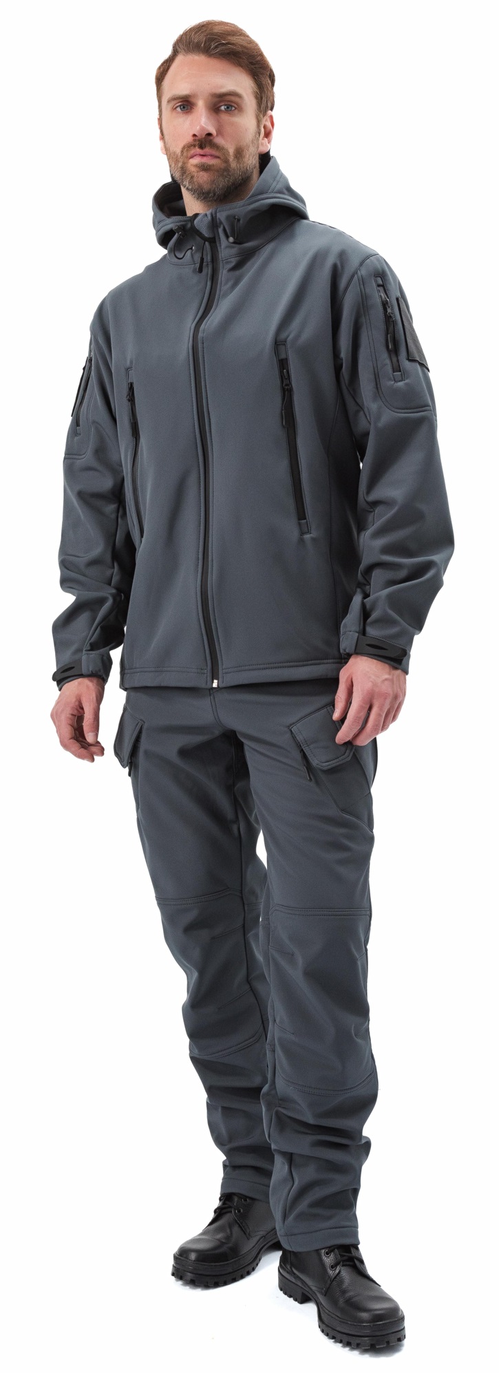 Костюм ВЕПРЬ демисезонный с БР (т.серый)