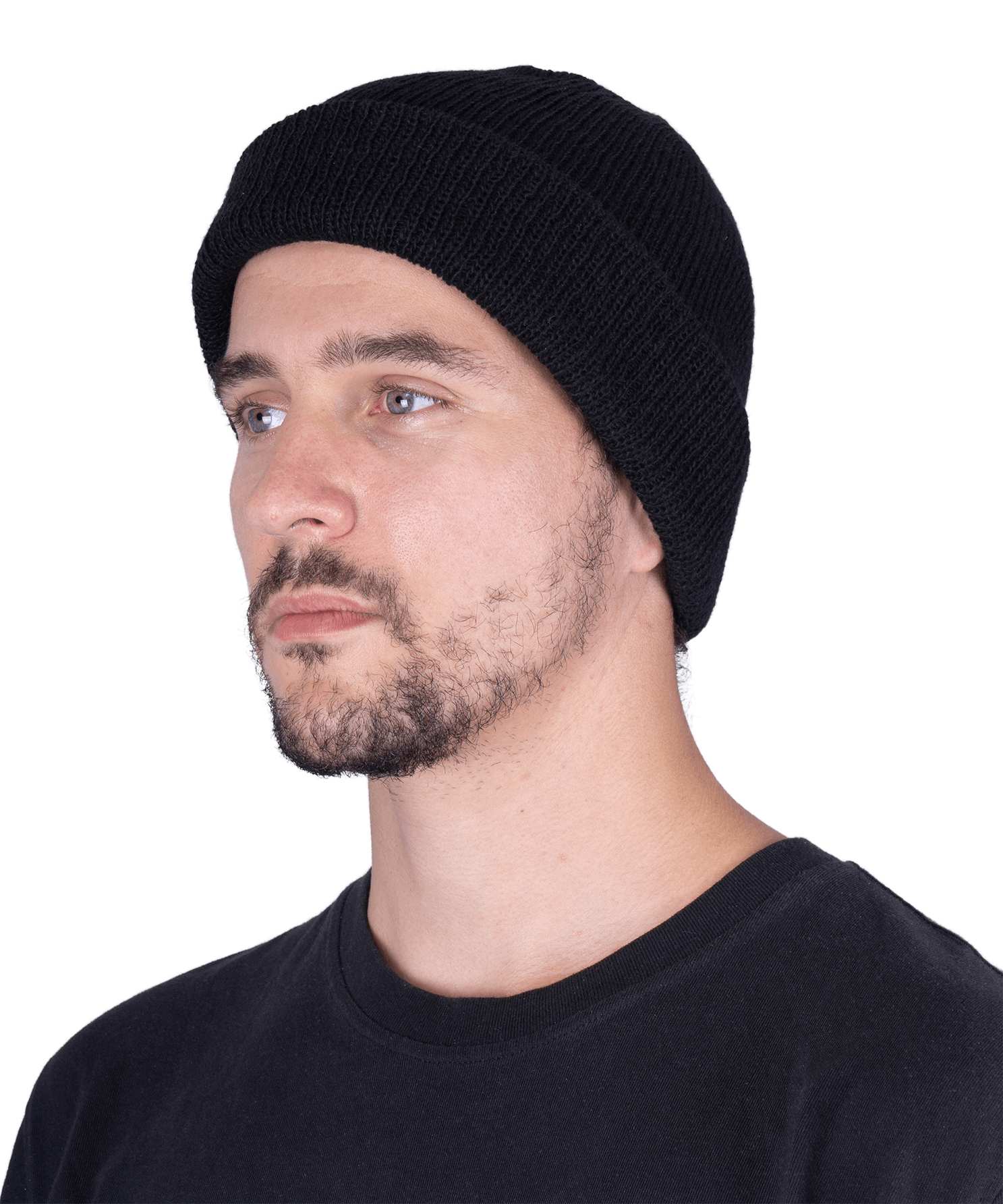 Шапка двойная с отворотом