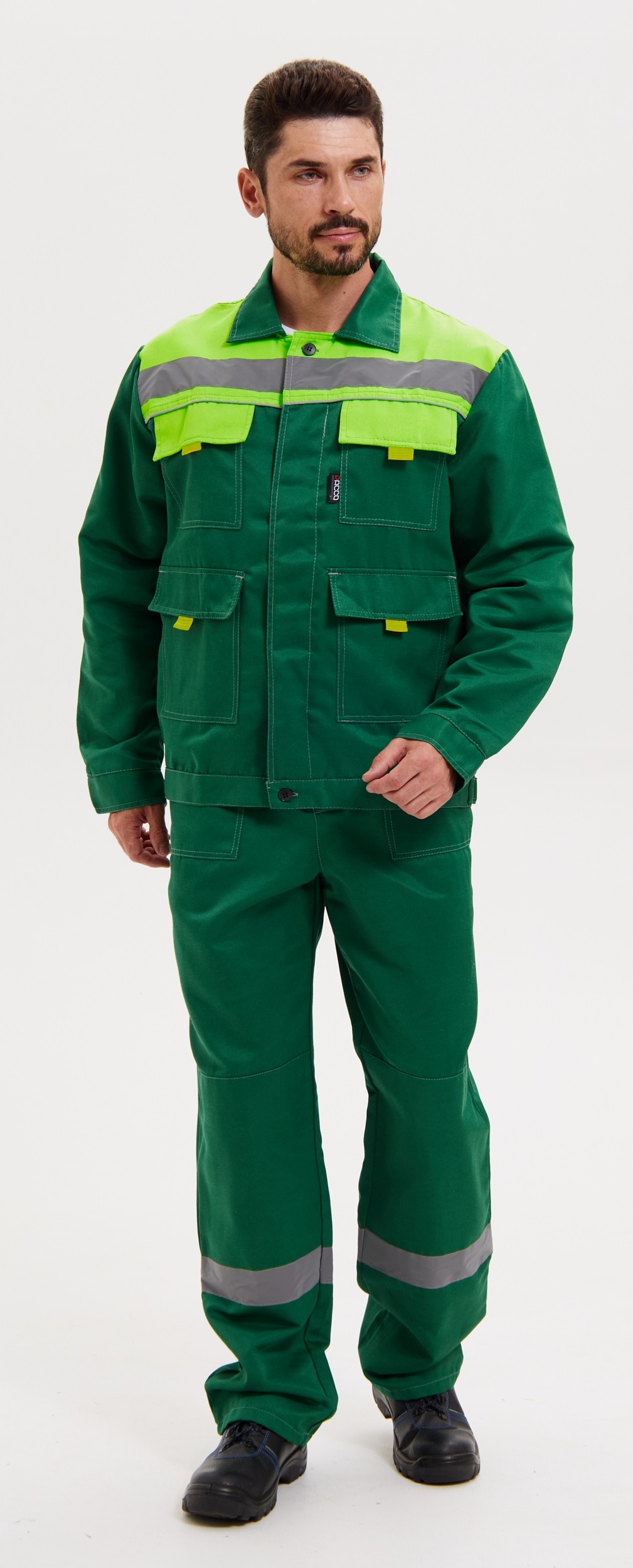 Костюм НОВА с СОП с ПК (зелёный/лимон)