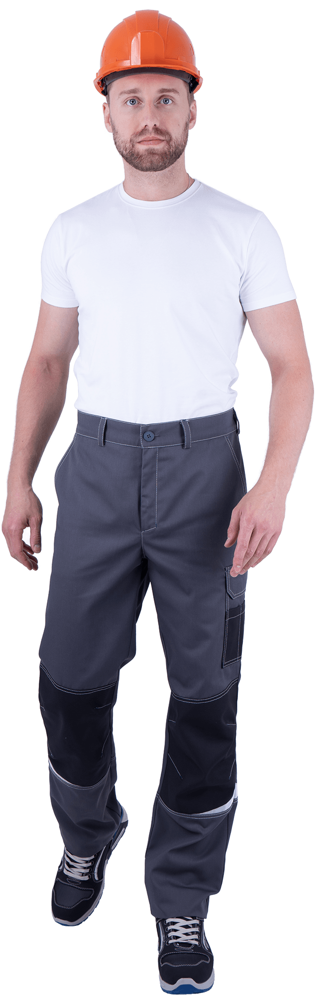 Брюки ТУРБО SAFETY (серый/т.серый)