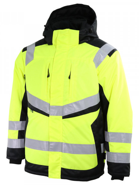 Куртка Brodeks KW 216 зимняя сигнальная (желтый/черный)