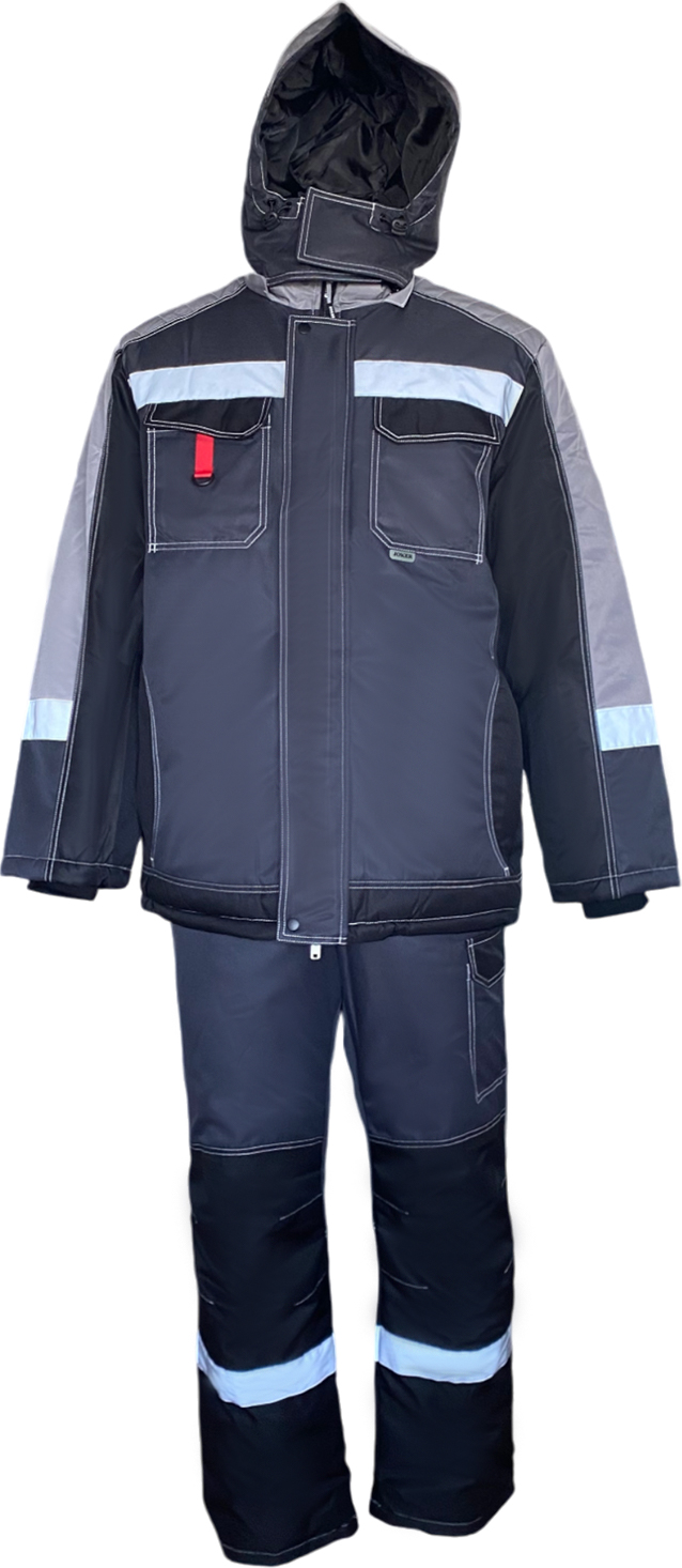 Костюм ЮКОН-МЕМБРАНА с ПК зимний (серый)