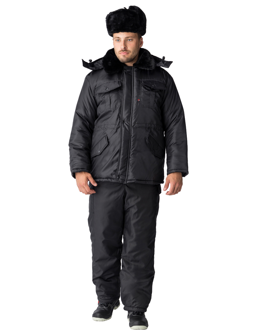 Куртка зимняя для Охранника (черный)