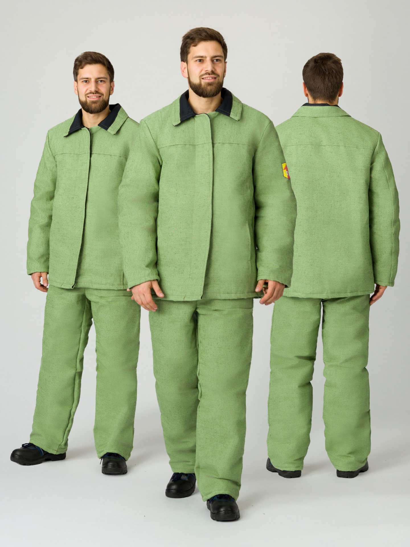 Костюм сварщика зимний 1 кл.защиты с БР (бежевый)