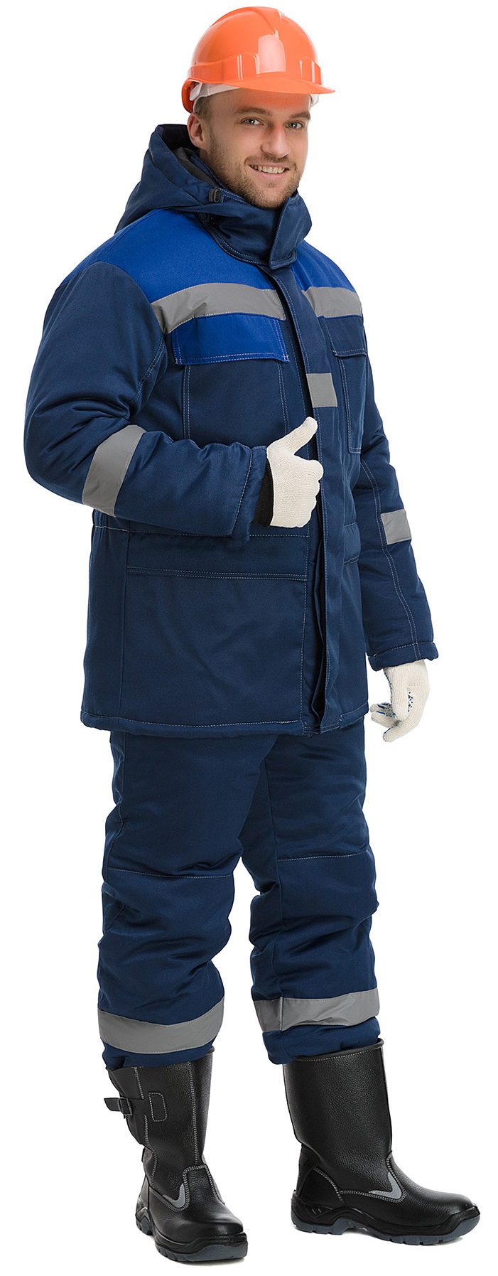 Костюм RONTA KS241U зимний (т.синий/васильковый)