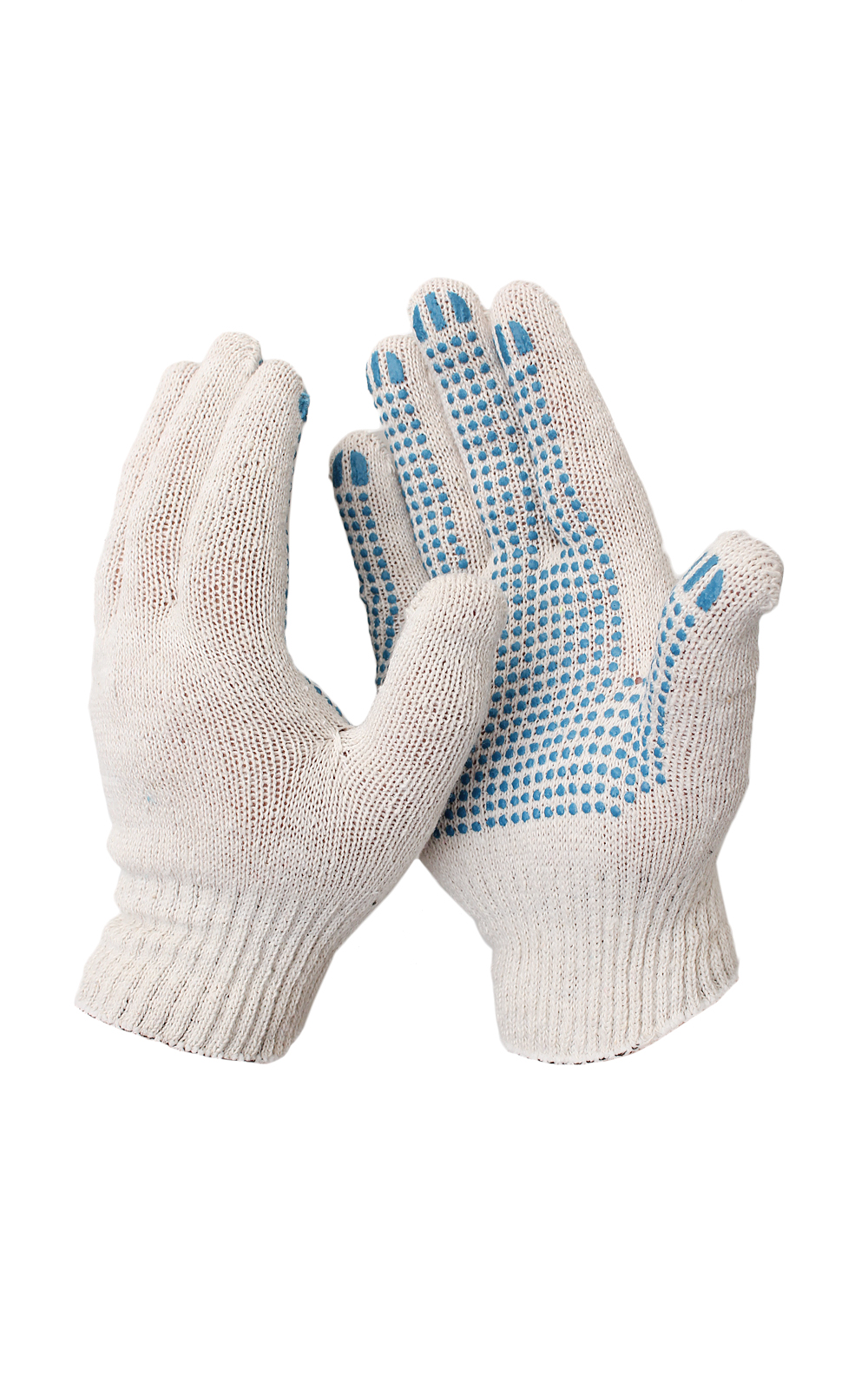 Перчатки 10 класс 4 нитей с ПВХ