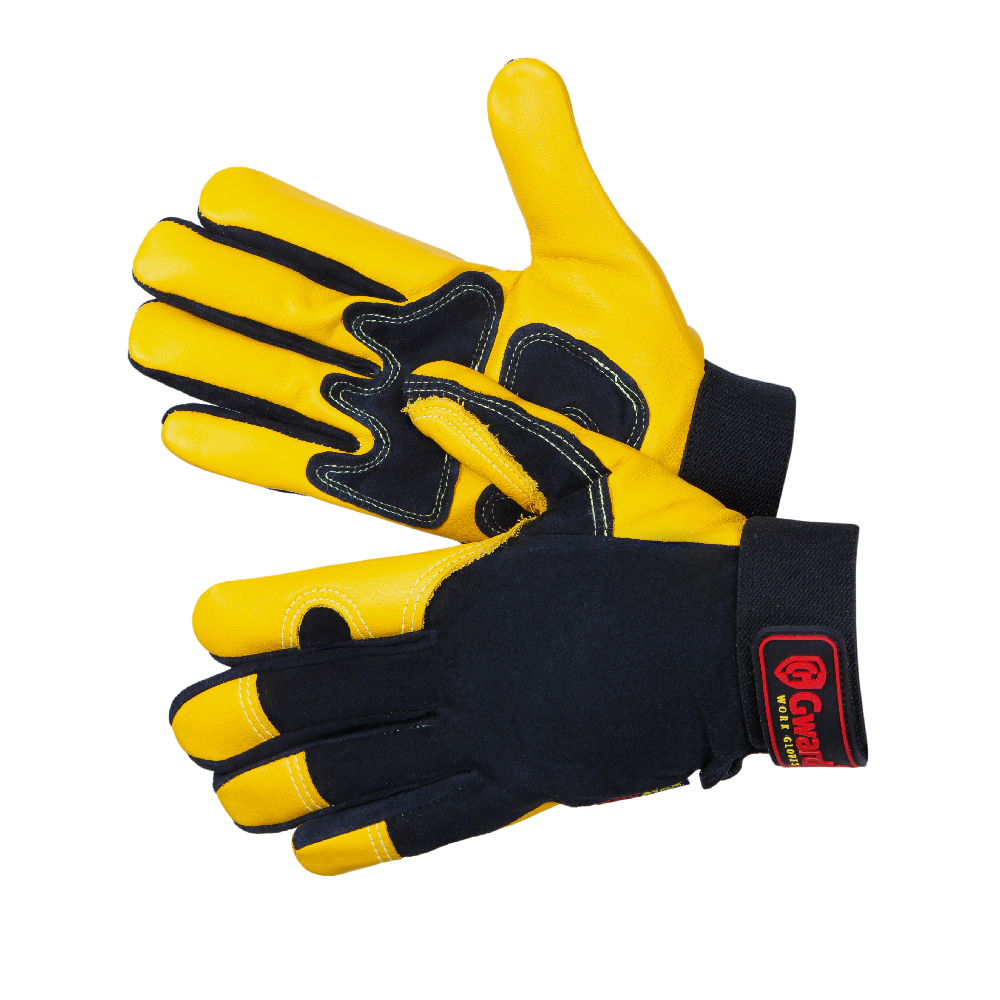 Перчатки ARGO виброзащитные кожаные