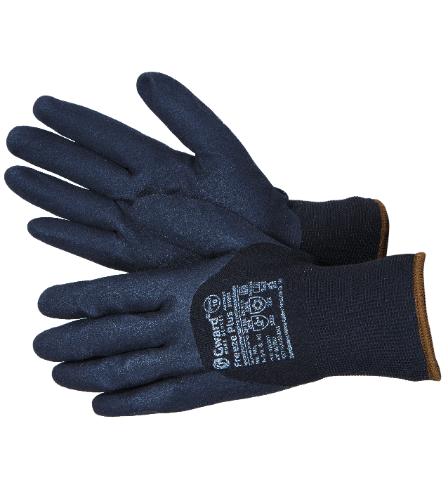 Перчатки FREEZE PLUS утепленные двуслойные со вспененным нитриловым покрытием