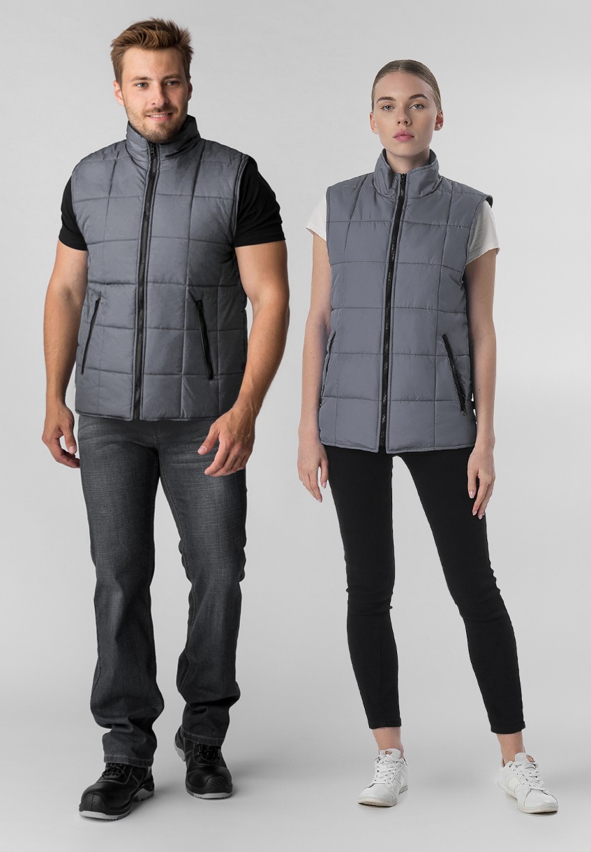 Жилет ОФИС зимний (серый)