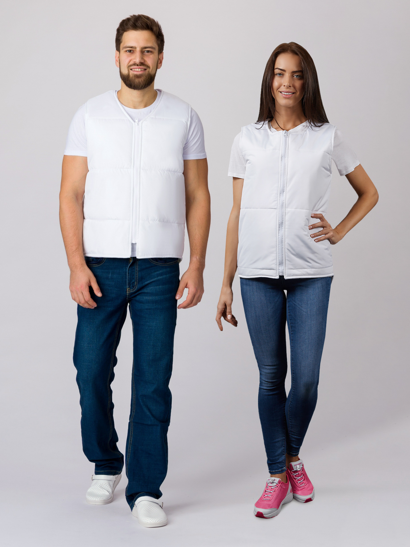 Жилет КОМФОРТ зимний (белый)