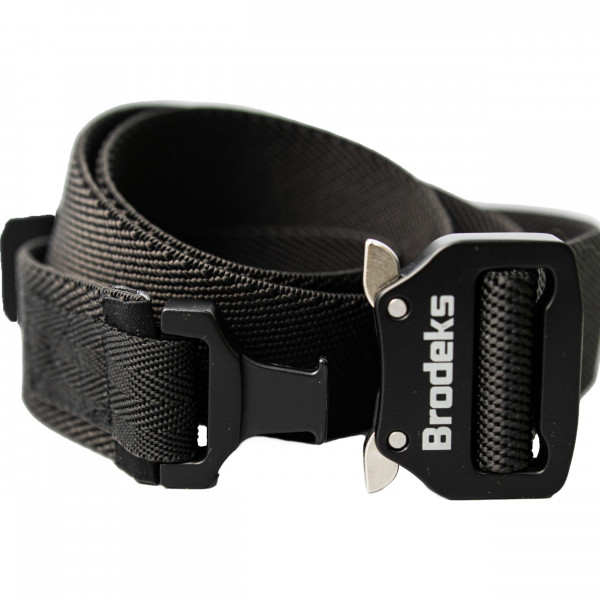 Ремень BRODEKS KM102+ стрейч (черный) Ремень BRODEKS KM102+ стрейч (черный)