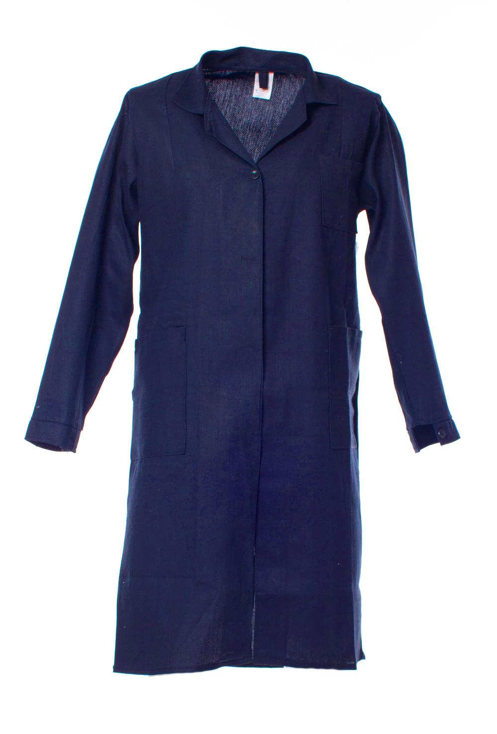 Халат ИТР женский бязь (синий)