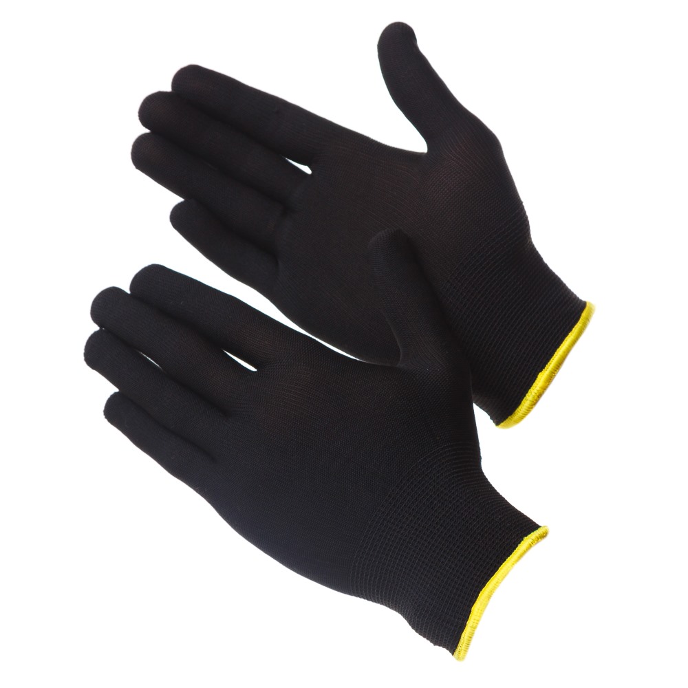 Чистые нейлоновые перчатки GWARD TOUCH BLACK
