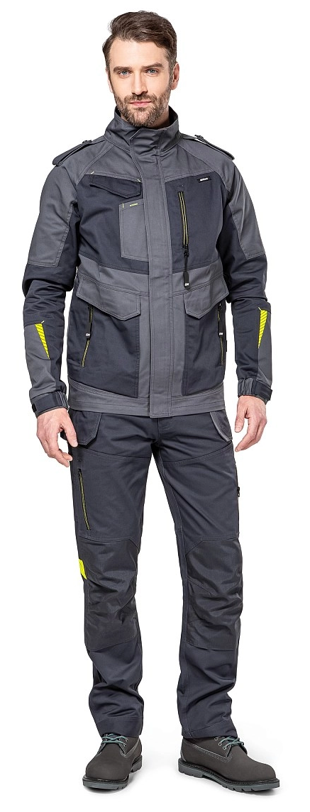 Куртка МИСТ (т.серый/серый)