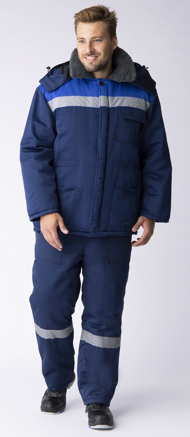 Костюм Т-УЛЬТРА-1 СОП зимний с БР (т.синий/васильковый)