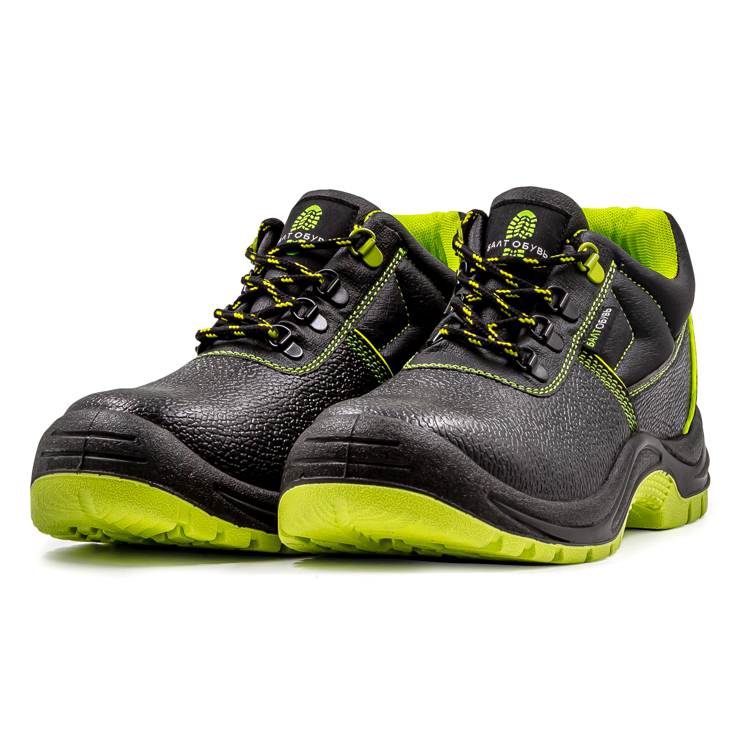 Полуботинки ЛАЙМ 5316Т lime ПУ/ТПУ с МП (черный/лаймовый)