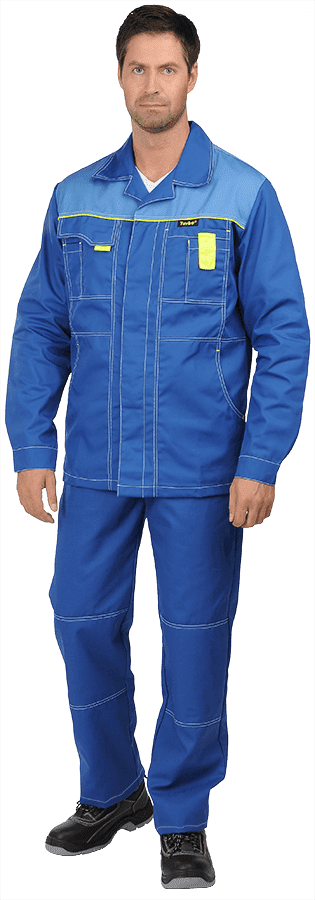 Куртка ТУРБО удлиненная (василёк)