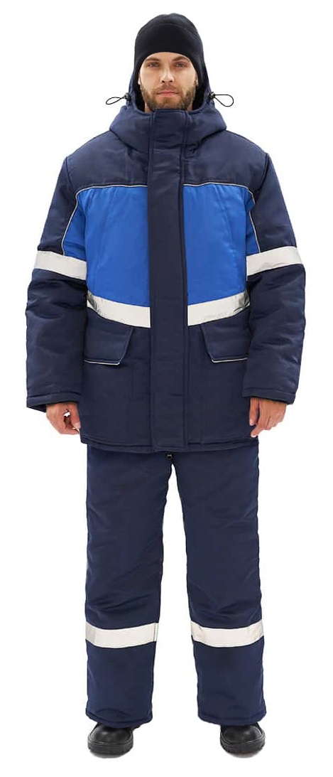 Костюм ВЕКТОР-УЛЬТРА зимний с ПК (т.синий)