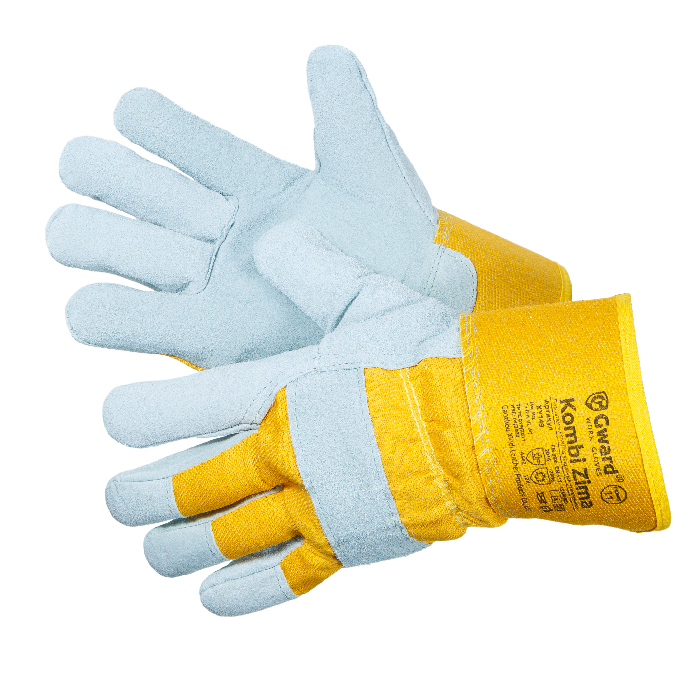 Перчатки KOMBI ZIMA комбинированные на искусственном меху