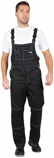 Полукомбинезон ТУРБО (черный/лимонный)