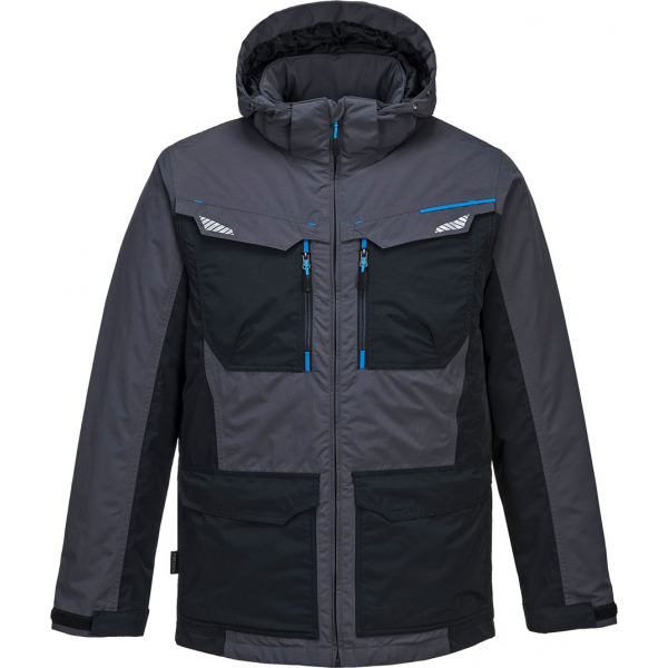 Куртка PORTWEST T740 зимняя (серый/черный)
