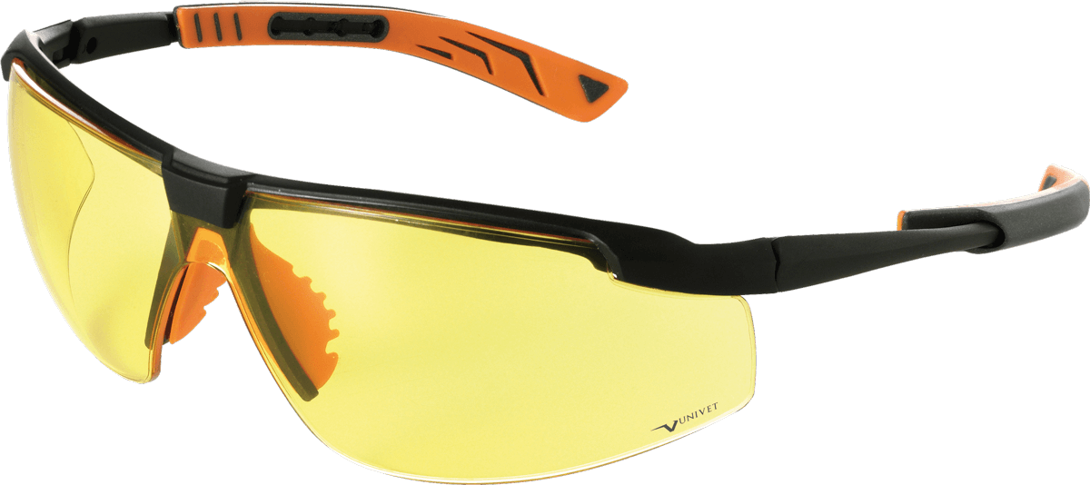 Очки UNIVET™ 5Х8, желтые, покрытие Vanguard PLUS