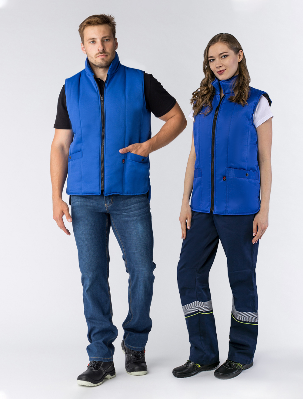 Жилет Универсальный зимний (васильковый)