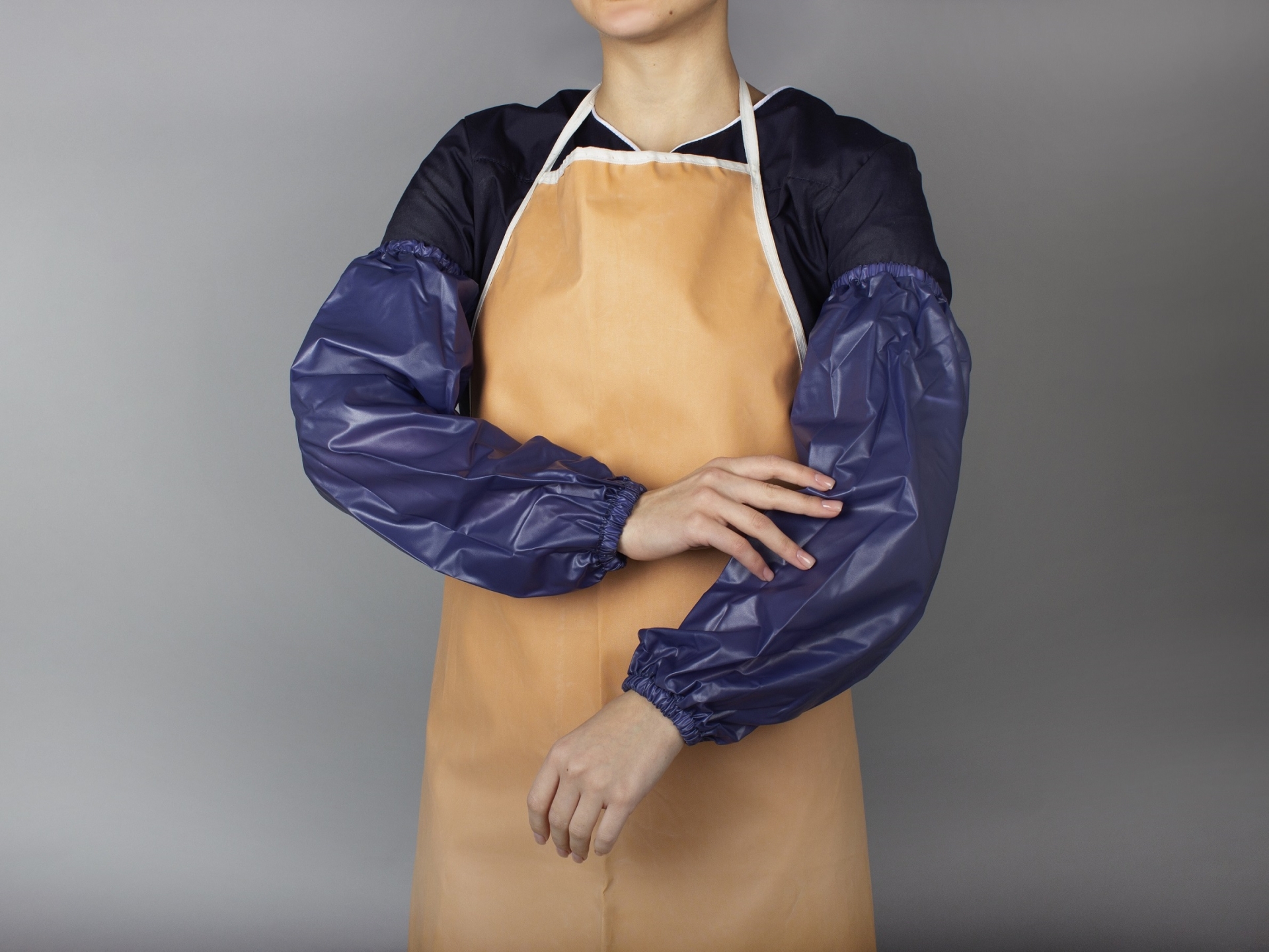 Нарукавники ПВХ КЩС до 50% 46х22см (синий)