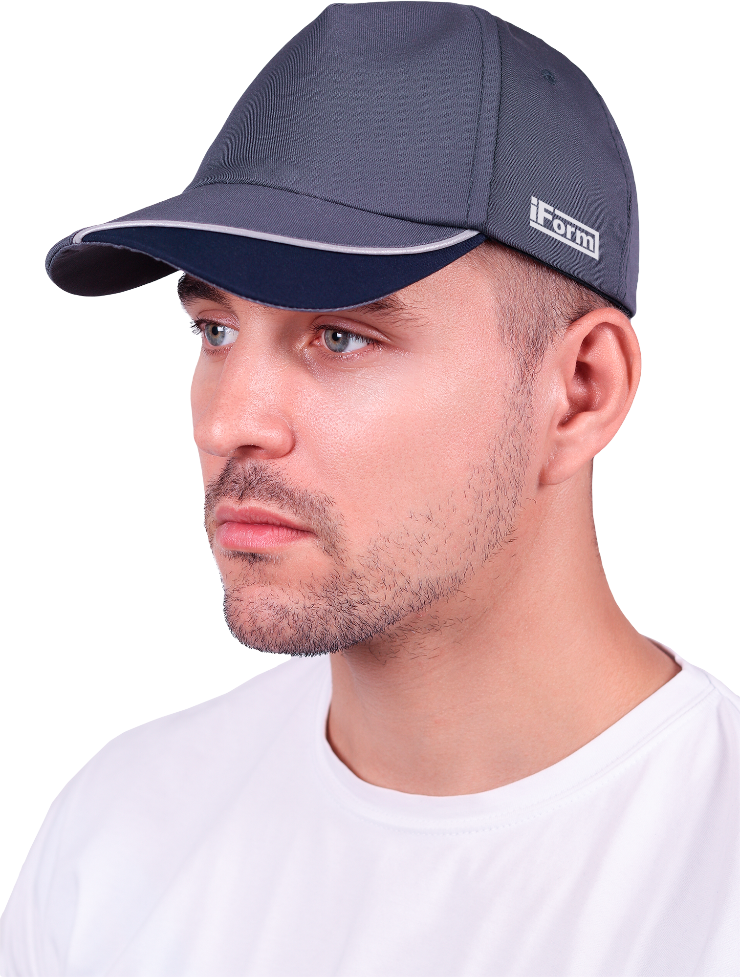 Бейсболка IFORM ИМПОРТ (серый/т.серый)