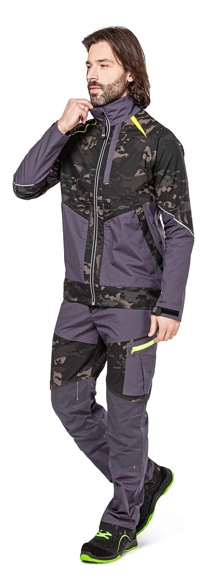 Куртка АКСЕЛЬ-НЕОН (хаки/синий)