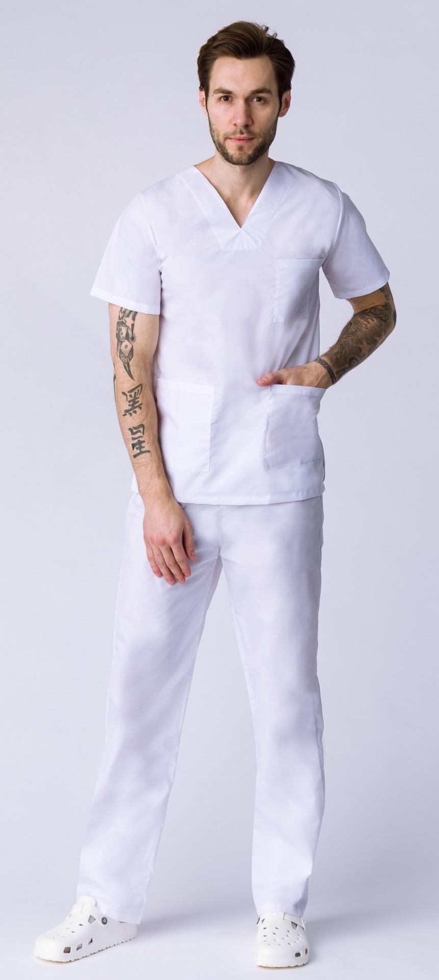 Костюм хирурга с БР (белый)