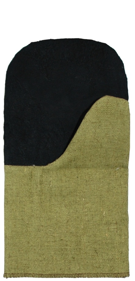 Рукавицы брезентовые со спилковым наладонником