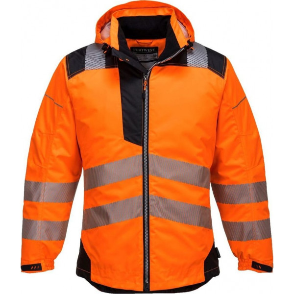 Куртка PORTWEST T400 зимняя (оранжевый/черный)