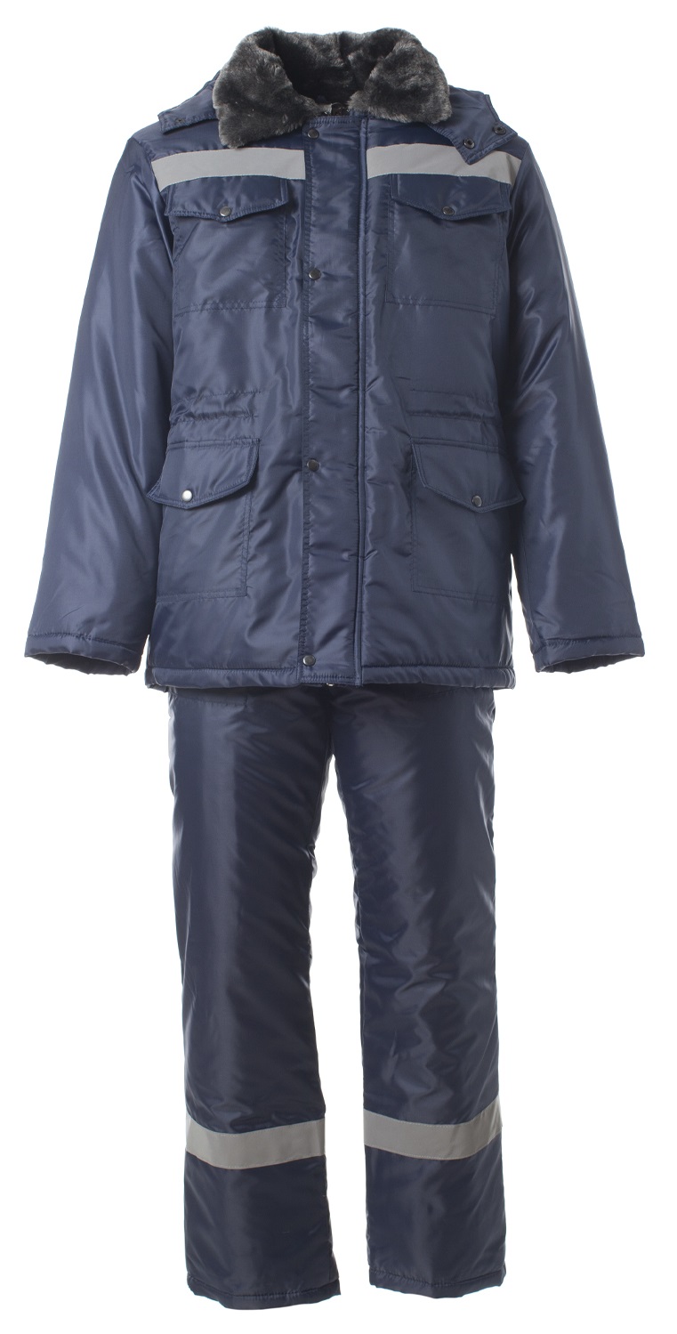 Костюм МАСТЕР ОКСФОРД зимний с ПК (т.синий)