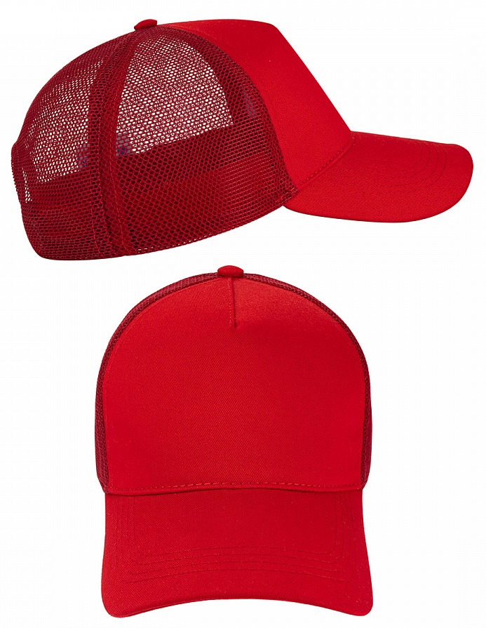 Бейсболка LEADER MESH сетка (нм) (красный)