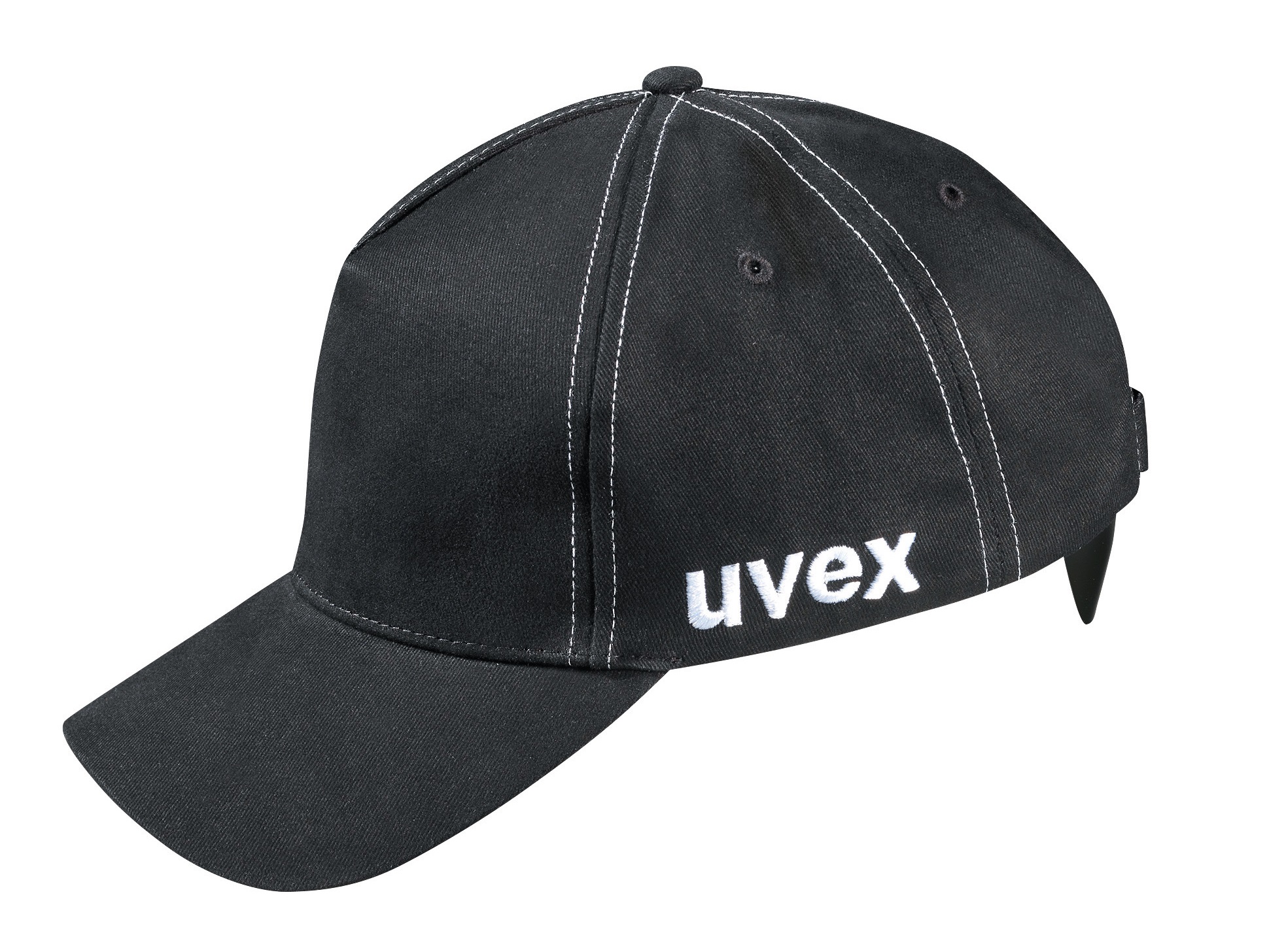 Каскетка защитная UVEX Ю-КЭП СПОРТ длинный козырек (черный)