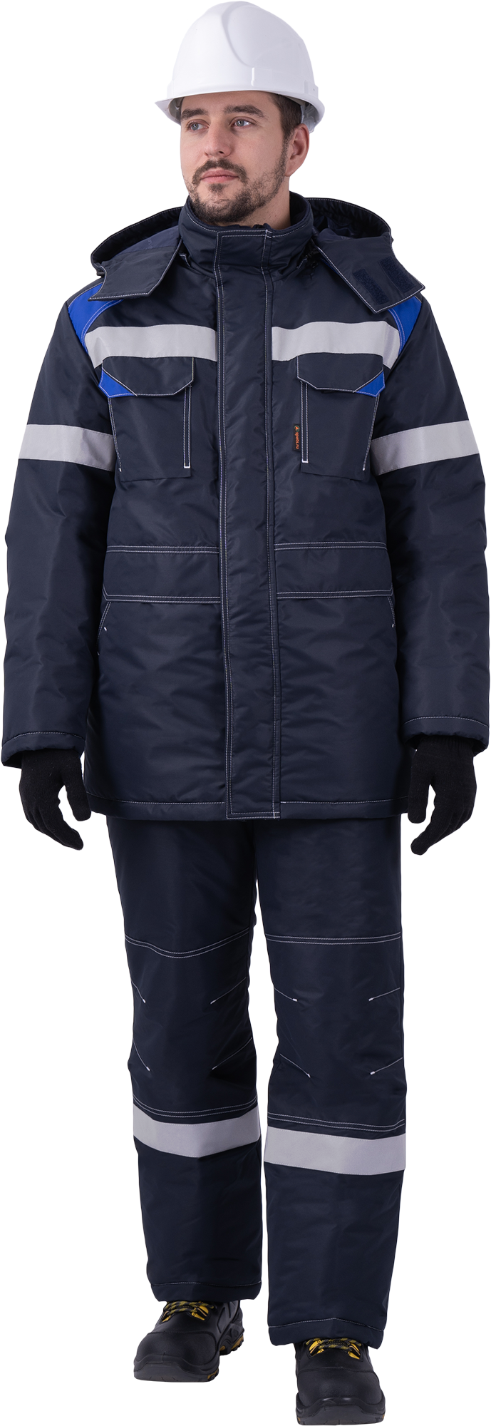 Костюм СТАРАТЕЛЬ зимний с БР (синий/василёк)