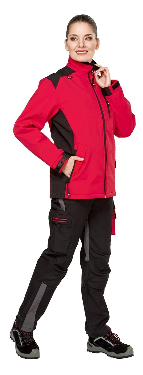 Куртка СТУДИО (красный/черный)