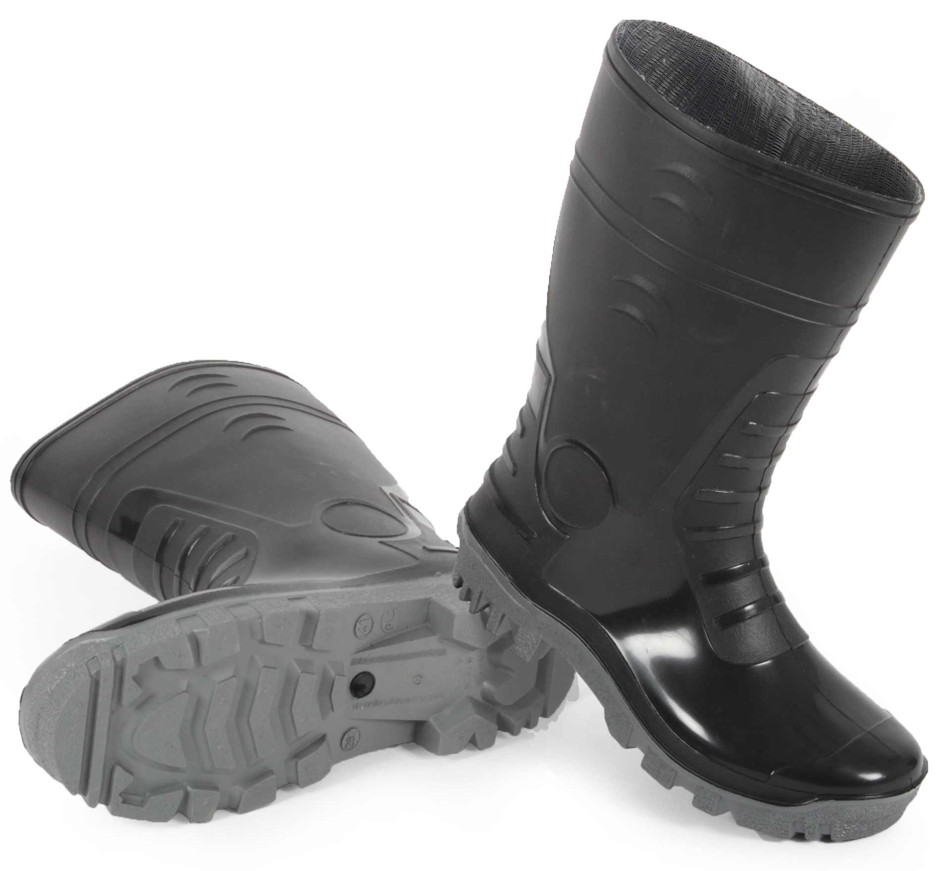 Сапоги ПВХ двухкомпонентные (черный)