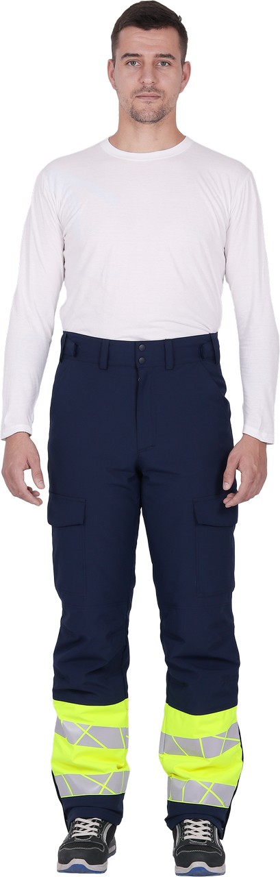 Брюки ACTIVE зимние (синий/желтый)