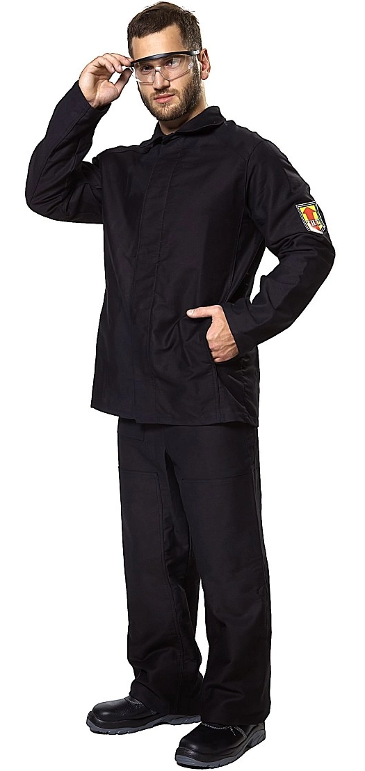 Костюм рабочий ЖАРОСТОЙКИЙ (черный)