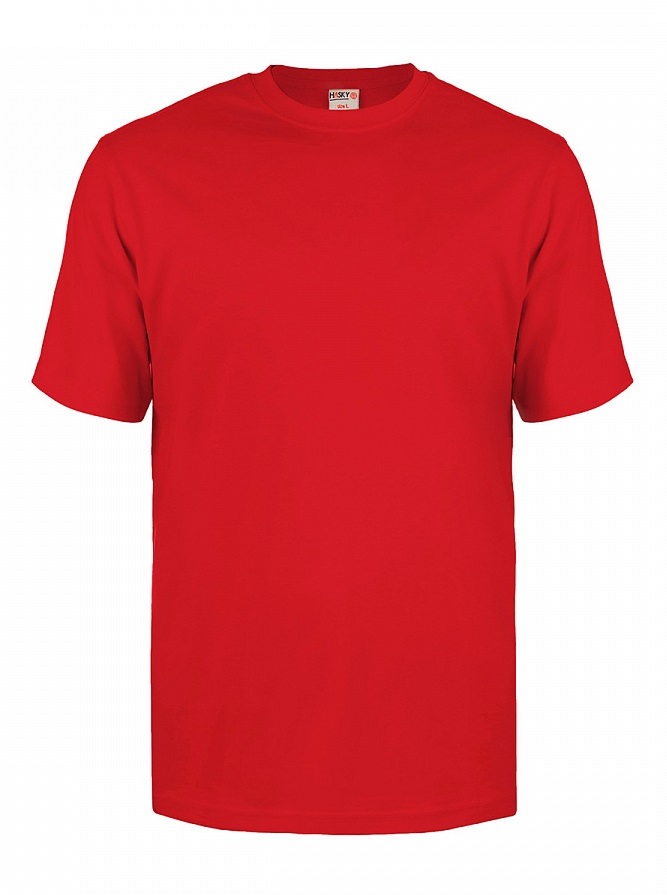 Футболка HASKY 181 (нм) со швами (красный)