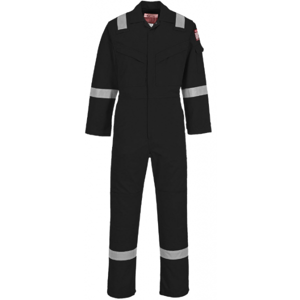 Комбинезон PORTWEST FR28 антистатический огнестойкий (черный)