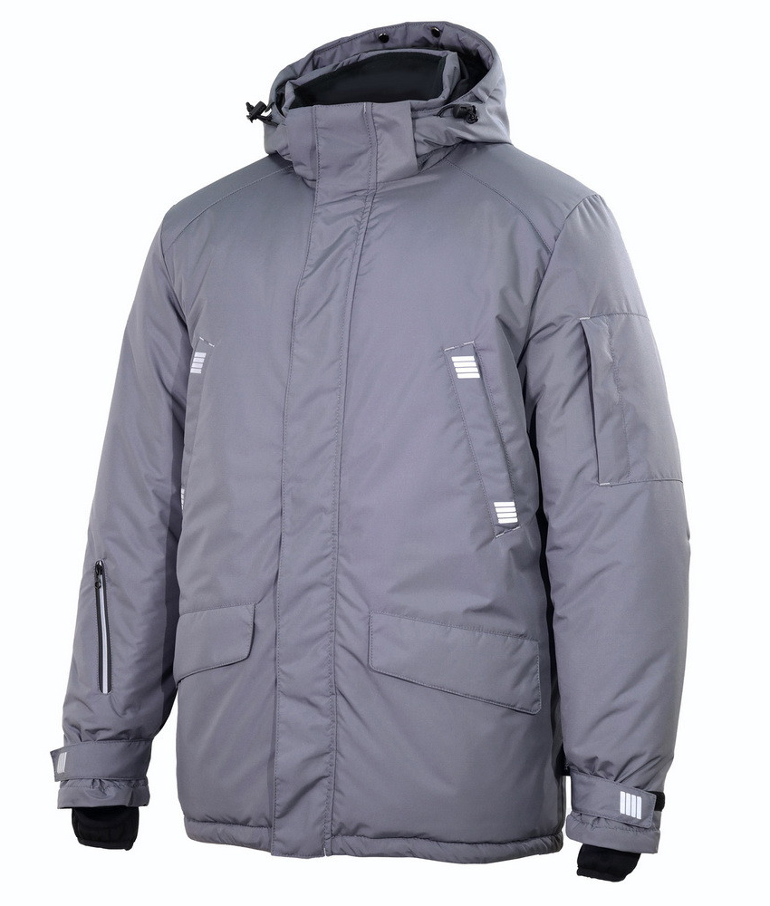 Парка Brodeks KW 204 зимняя (серый)