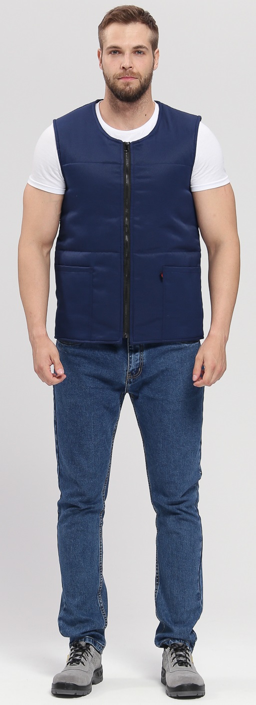 Жилет БАЗА зимний (т.синий)