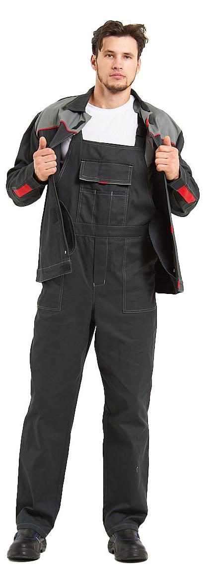 Костюм ФАВОРИТ с ПК саржа (серый/св.серый)