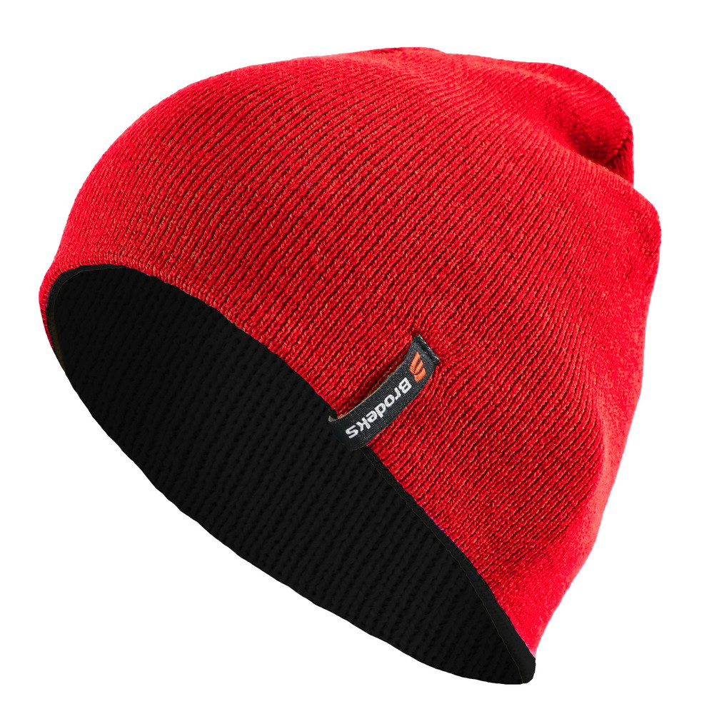 Шапка BRODEKS LIGHT BICOLOR (красный/черный)