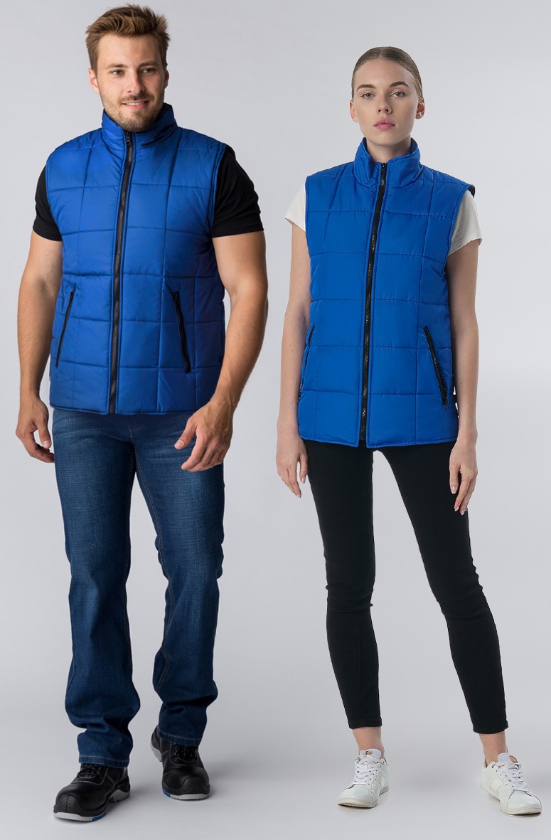 Жилет ОФИС зимний (васильковый)