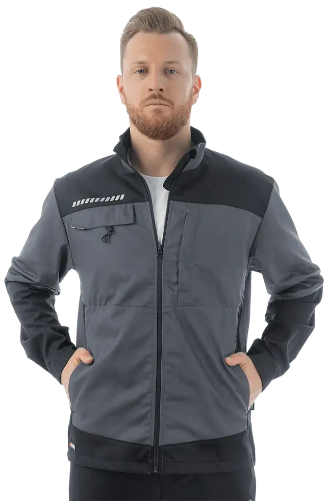 Куртка BRODEKS KS 234 (серый/черный)
